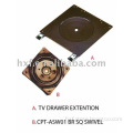 drawer extension swivel